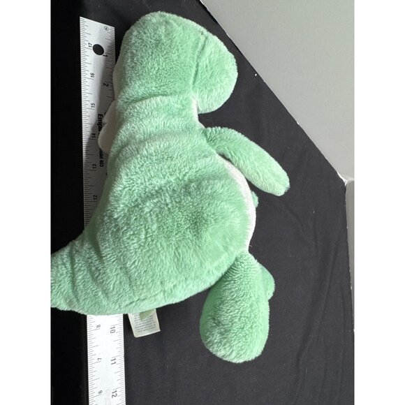 Carters Plush Dinosaur Stuffed Toy For Kids Soft Cuddly Green & White 67603 Lovi - Picture 4 of 7